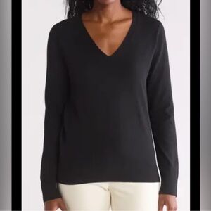 Banana Republic Classic Black Wool Top